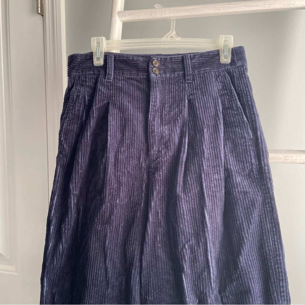 Madewell Women's Navy Wide Leg Pants - Picture 7 of 10